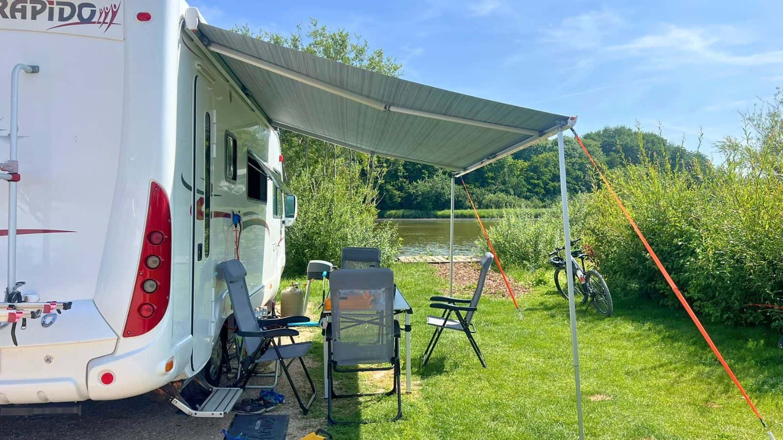 Comfort XL Wohnmobilplatz mit Steg (max. 10 Meter)