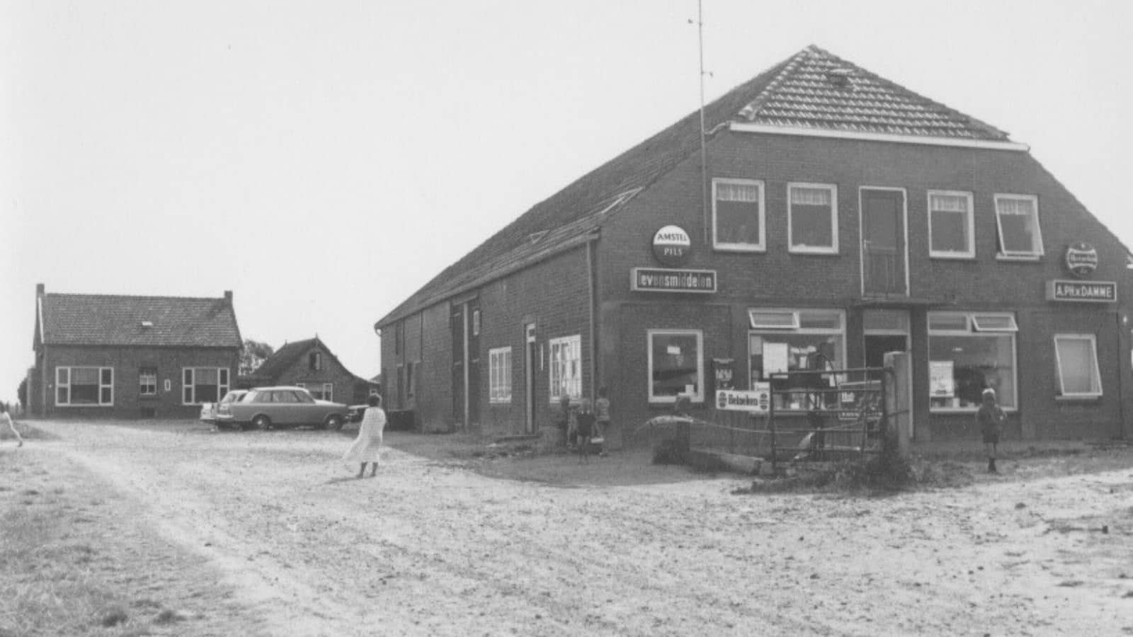 Oude boeren schuur